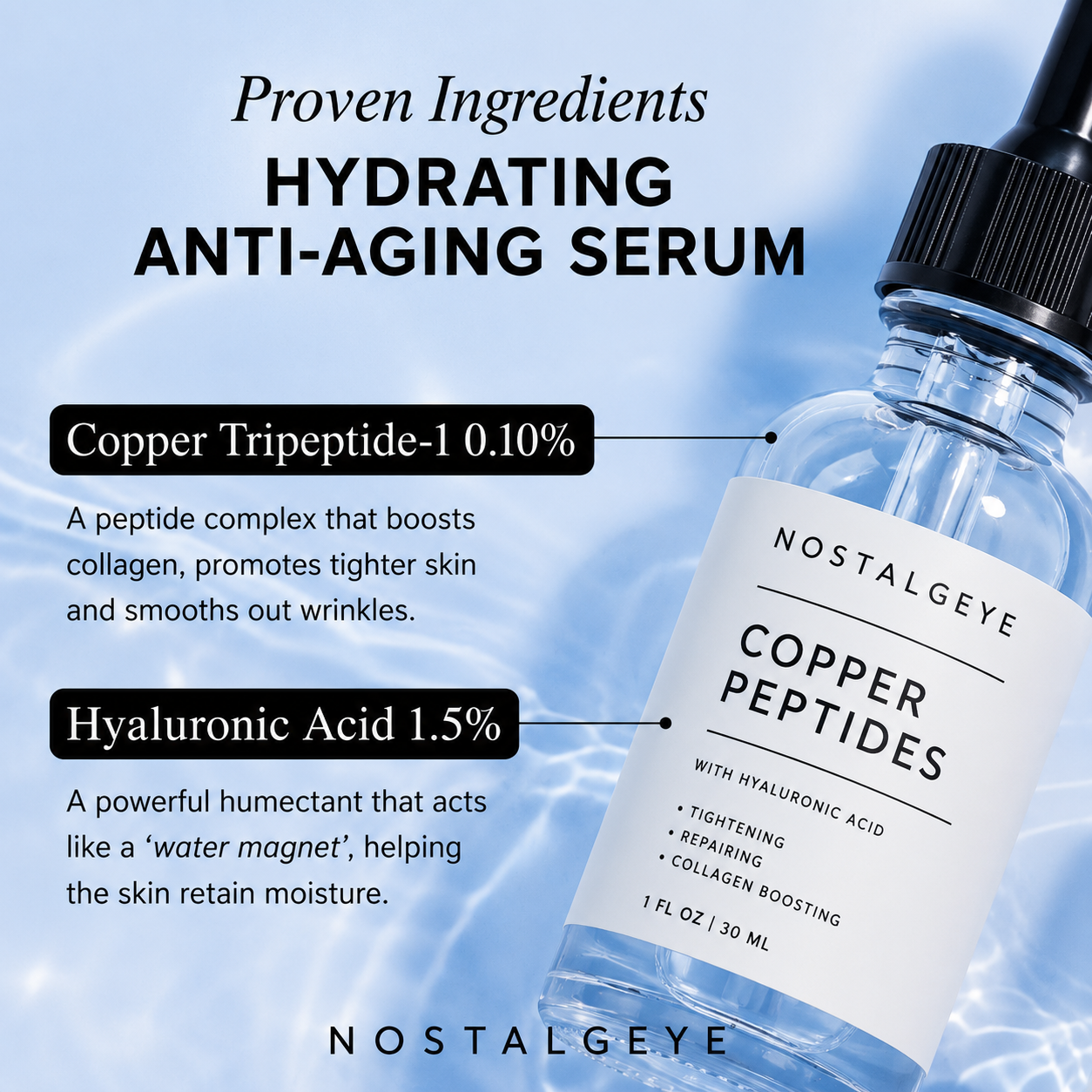 Copper Peptides (GHK-Cu) Firming Serum